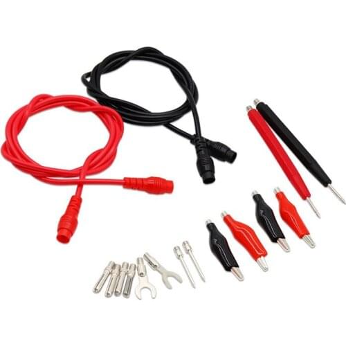 16pcs/Set Multifunction Digital Multimeter Probe Test Lead Cable Alligator Clip Tool Multi Meter Tester Lead Probe Wire Tool