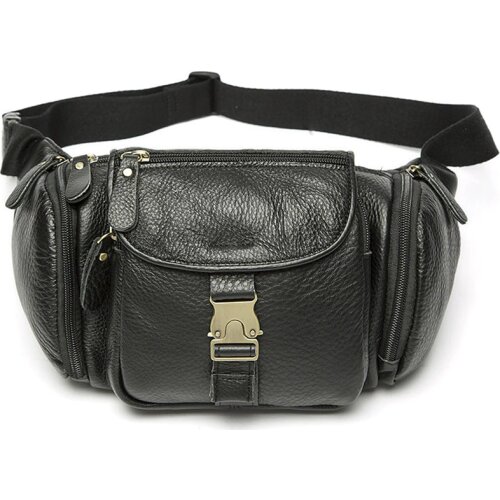 Unisex Casual Waist Bag High Quality Genuine Leather Fanny Pack Chest Packs Belt Bag Luxury Designer Crossbody Bag