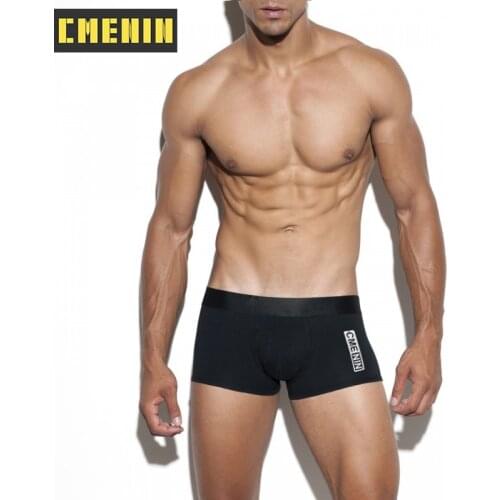 CMENIN Boxer Cotton Letter Soft Sexy Men Underwear Boxer Shorts New Brand Mens Underwear Mens Boxershorts Underware Boxers Slip