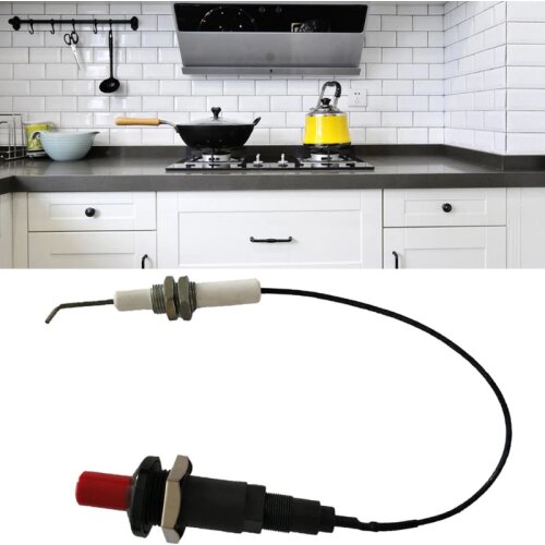 Piezo Spark Ignition Set with Cable 30cm Push Button Kitchen Gas Stove Lighters Y1AD
