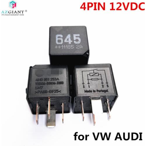 Original General 644 100 645 646 458 655 car headlight air conditioning A/C fan oil pump automotive relay for Volkswagen Audi