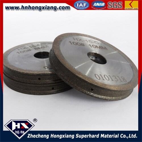 Parallel wheel 150*6mm diamond trapezoid grinding wheel for special glass edge