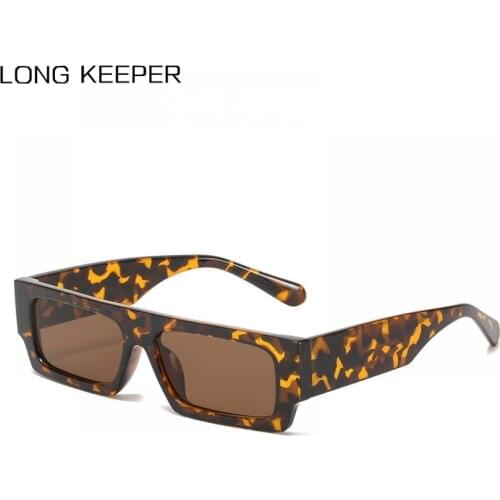 Brand Small Square Sunglasses Men Women Vintage Narrow Frame Rectangle Sun Glasses Ladies Trendy Shades Outdoor UV400 Eyewear