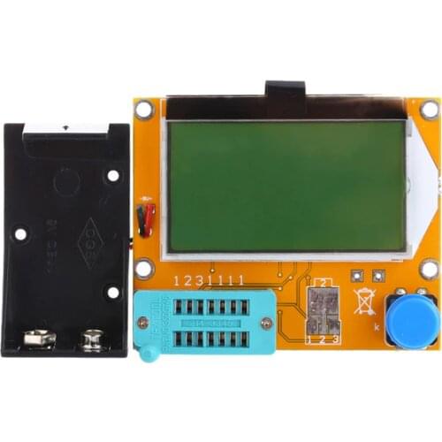 Transistor tester resistance and capacitance ESR Meter test NPN PNP