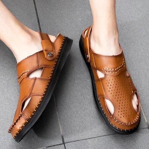 Outdoor sandals-men deportivas verano for zandalias fashion hombre sandals cuero transpirables sandale sandal da sandel erkek