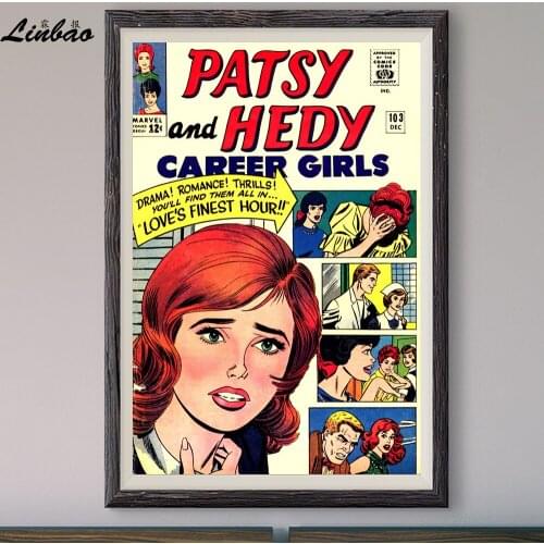 V398 1965 Patsy and Hedy! Vintage Classic Movie Print Silk Poster Home Deco Wall Art Gift