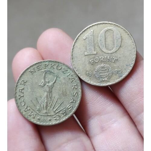 Hungary 10 Huf 25mm Coins Eu Edition Europe 100% Real Original Used Coin Old Random Year