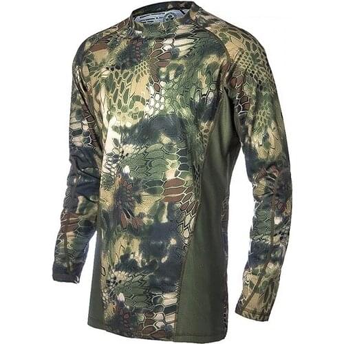 Military Camouflage Hunting Clothes Airsoft T-shirt Outdoor Sports Camping Hiking Survival Shirt Tactical Suit Paintball Gear