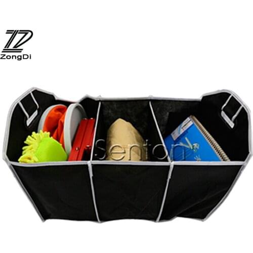 ZD Car Trunk Storage Bag Multifunction Rack Folding Net for kia Ceed Suzuki grand vitara Citroen xsara picasso C3 Subaru Saab