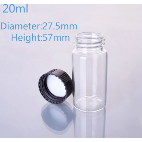 10pcs Sample bottle,Capacity 20ml,lyophilized,vials,bacteria,freeze-dried,cillin,strain bottles