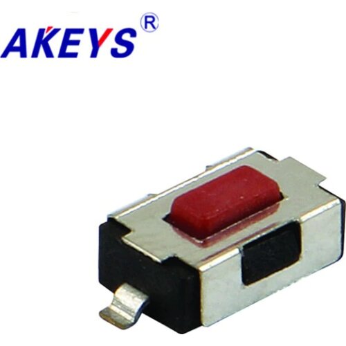 10PCS TS-B007 4*6*2.5 Tact switch SMD/SMT 2 pin copper red head square mini touch switch
