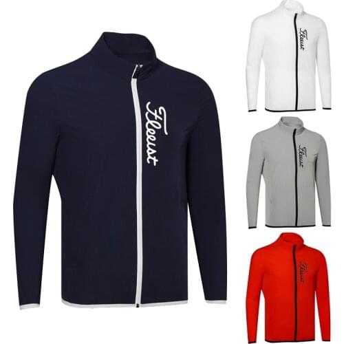 2020 Golf sportswear windbreaker mens summer and autumn outdoor breathable long sleeve running jacket casual coat
