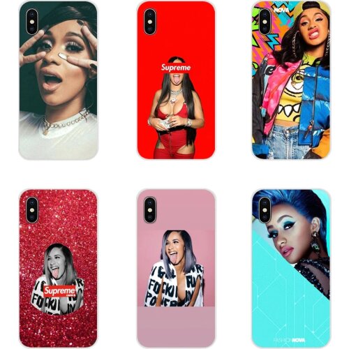 Cardi B Accessories Phone Shell Covers For Samsung Galaxy S4 S5 MINI S6 S7 edge S8 S9 S10 Plus Note 3 4 5 8 9