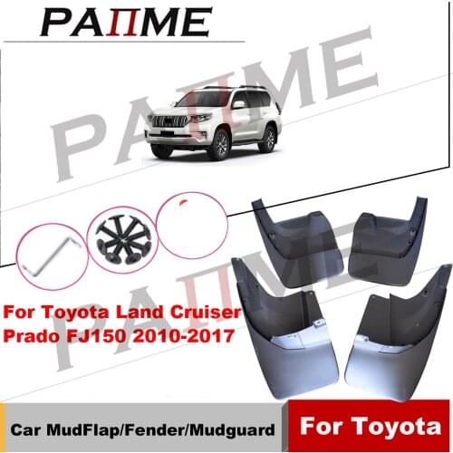 Mudflap for Toyota Land Cruiser Prado FJ150 2010~2017 Fender Mud Guard Splash Flap Mudguard Accessories 2011 2012 2013 YC101027