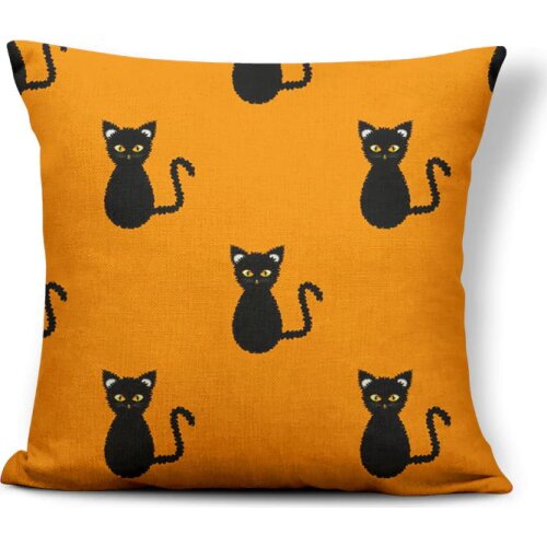 BV01040 Creative Halloween Cat Pillow Case Cushion Covers