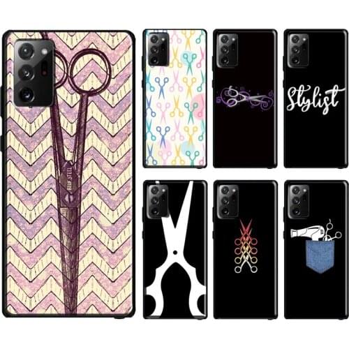 Hair Stylist Scissors Case For Samsung Galaxy S10 Plus S8 S9 S20 FE Note10 Plus Note9 Note20 S21 Ultra Cover Bag
