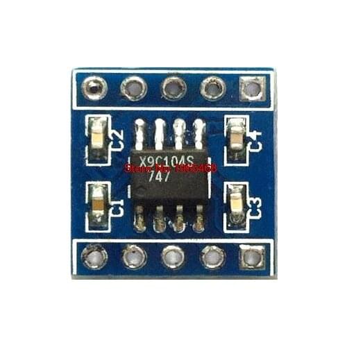 X9c104 digital potentiometer module 100 digital potentiometer to adjust the bridge balance