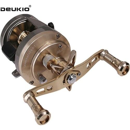 DEUKIO Baitcasting Reel JH300 Saltwater Metal Spool Fishing Spinning Reels 7.0:1 High Speed Gear Ratio Carp Spining Ultra Light