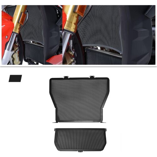 FOR BMW S1000RR 2010-2018 BMW S1000R 2014-2017 BMW S1000XR 2014-2017 MOTORCYCLE RADIATOR GRILLE GUARD PROTECTOR COVER