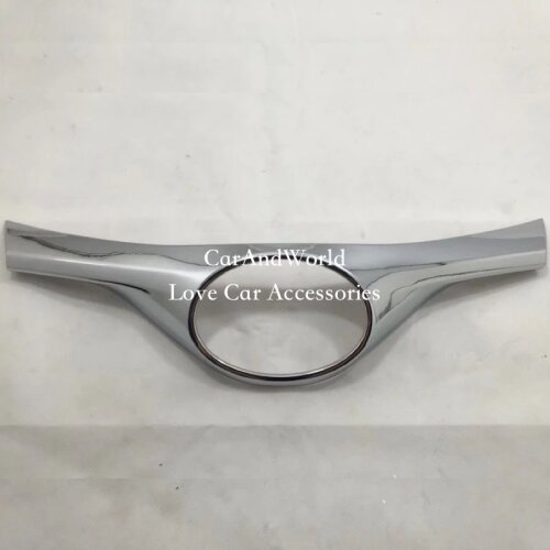 For Toyota C-HR CHR 2017 2018 Front Upper Grille Bar Cover Trim ABS Chrome Stickers Exterior Strip Car-Styling Accessories