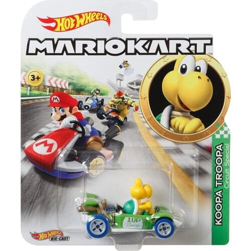 Hotwheels Hot Wheels Mario Kart Character Vehicles GBG25 - Koopa Troopa - Circuit Special