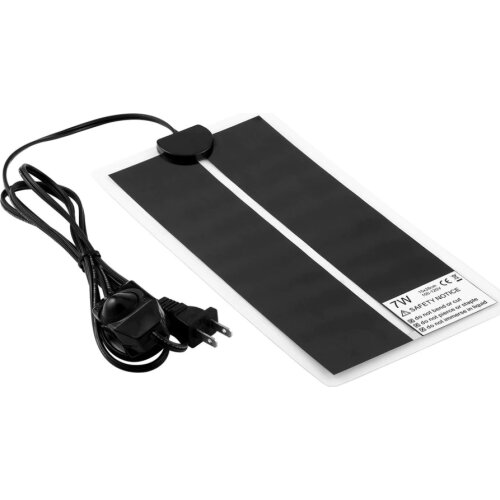 110V 7W Pets Rapid Heating Sheet Reptile Crawler Waterproof Temperature Heating Pad Warmer Mat with Temperature Controller
