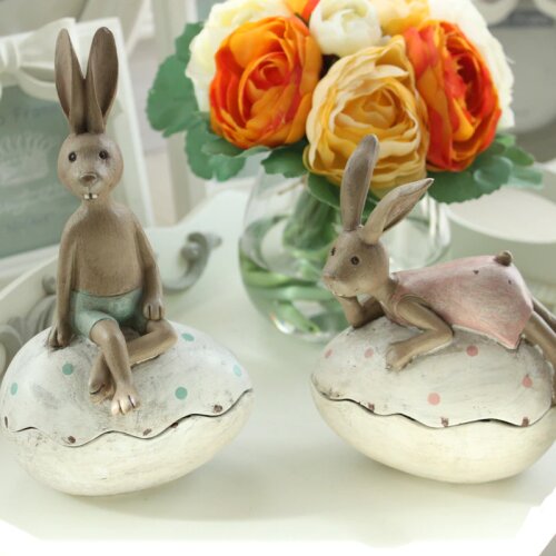Creative home accessories living room TV cabinet office cute bunny crafts ornaments modern minimalist furnishings