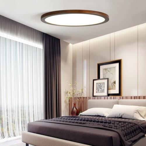 Round LED Ceiling Lights for Living Room Bedroom Study Room Simple and Modern Ultra-thin Home Indoor Lighting Decoration