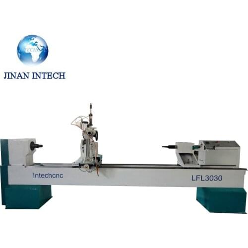 Multifunctional 300MM Chuck automatic wood copy lathe machine