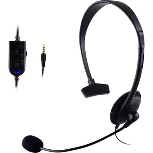 One-ear Telephone Operator Headphones Head-mounted With Noise Canceling Microphone Clear Call Airline Headphones