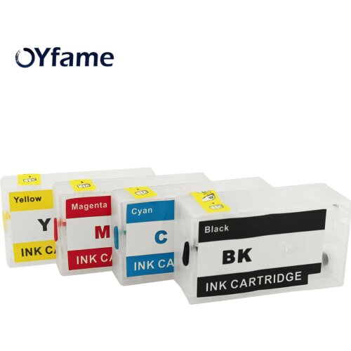 OYfame PGI1400 Refillable Cartridge With Permanent ARC Chip For Canon MAXIFY MB2010 MB2020 Ink Ink Cartridge with Chip Auto Rest