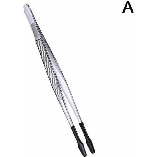 2 Pieces Of Rubber Tip Tweezers PVC Silicone Precision Tweezers Laboratory Industrial Hobby Craft Tweezers Tool