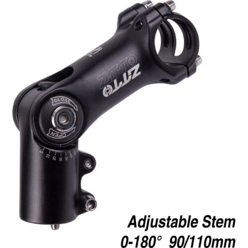 Bicycle Part 160 Degrees Adjustable Riser Compatible With MTB Road City Bike Stem Fork Extension 90mm 110mm*31.8