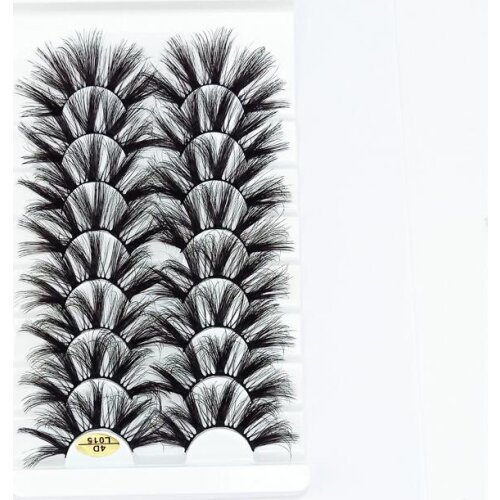 80 Pairs Eyelashs Natural 3D Faux Mink False Eyelashes Thick HandMade Lashes Volume Soft Mink Fake Lashes False Eyelashes