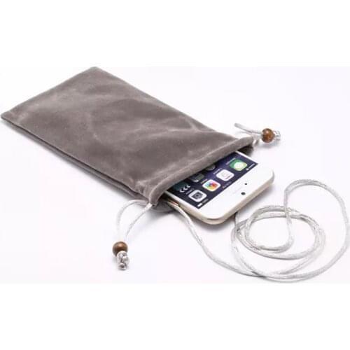 Universal Soft Velvet Cloth Pocket Purse Case Pouch Bag For Samsung Galaxy S8 Galaxy S8 Plus Mobile Phone Velvet Phone Bag