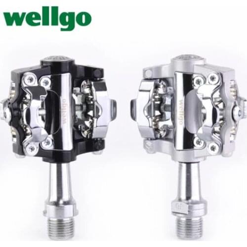 Wellgo new QRD-WPD-M19 Mountain Bike Pedals MTB Quick Release Pedal Aluminium Alloy 6061 CNC Self-locking pedals