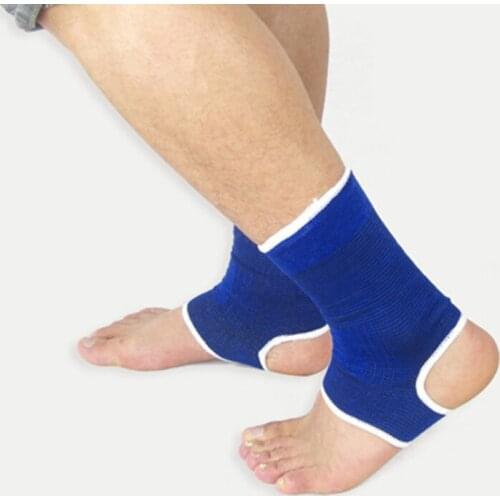 1 Pair Ankle Support Breathable Knitted Ankle Brace for Men Women Relieve Sprain Pain QW