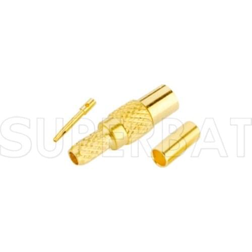 Superbat 10pcs MMCX Crimp Jack Female RF Coaxial Connector for Cable RG174,RG188A,RG316,LMR100