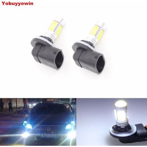 2X 881 6000K White COB LED Fog Driving Light DRL Bulb 886 889 894 896 898 H27W/2 LED Fog Lights/DRL