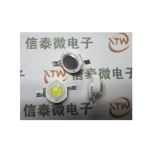 50 PCS/Lot Real the Chip 3 w LED bulbs Diodes Lamp Beads 180 lm - 200 lm White