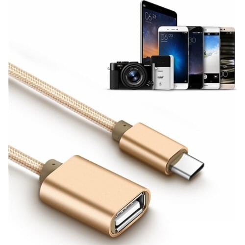 Type C USB A Date Adapter OTG Cable Type C To USB 2.0 OTG Type-C Adapter For Android Mac USB C OTG