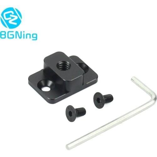 Camera Monitor Mount Plate Video Extension Adapter For DJI Ronin S Gimbal Extender Stabilizer M4 to 1/4 Screw Magic Arm Mic