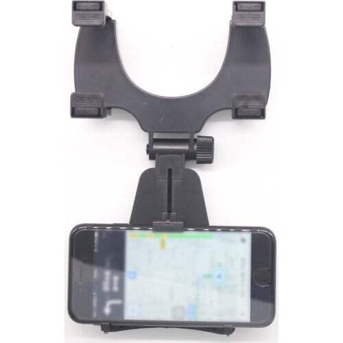 Car Interior Accessories Rearview Mirror GPS Mount Mobile Phone Holder for 3.5-6 inch iPhone,Samsung,Nokia,HTC,Blackberry