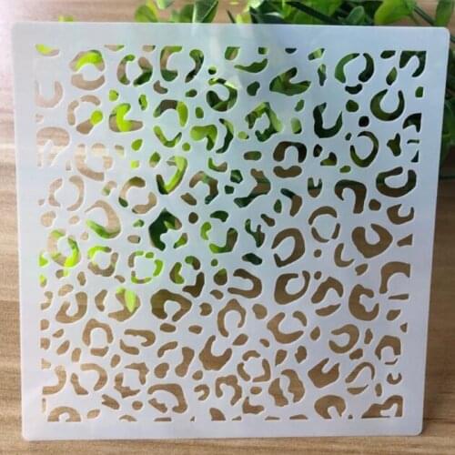 Openwork Stencil Painting Template Embossing DIY Craft Accessories Sjablonen For Scrapbooking Decoration Reusable
