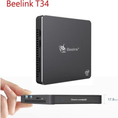 Beelink T34 Mini PC Windows 10 Intel Apollo Lake Celeron N3450 8GB RAM 128GB 256GB 512GB SSD 2.4G 5G WiFi BT 4.0 Mini Computer