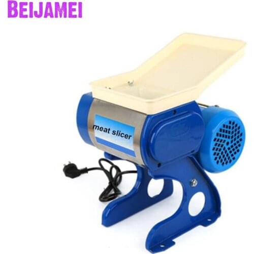 BEIJAMEI Multifunctional restaurant use electric meat grinder slicing machine home meat cutting slicer machine price