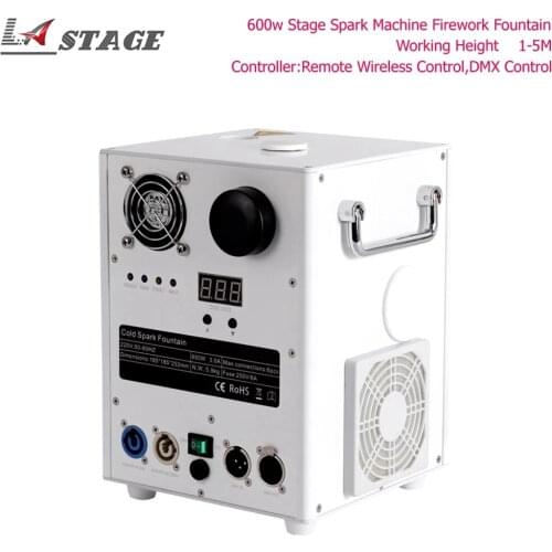 Free Shipping Cold Flame Firework Fountain 650w High Jetting Indoor Outdoor Professional Cold Firework Machine