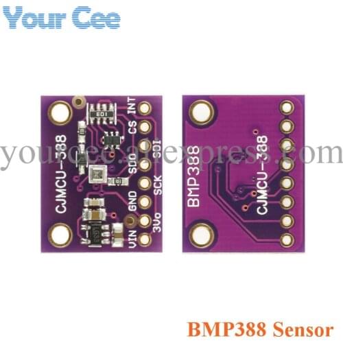 BMP388 Air Pressure Sensor Digital Temperature Atmospheric Pressure Sensor BMP388 Module 24-bit Low Noise