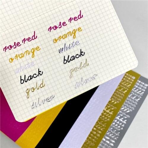 Bronzing Gold Letter Decorative Sticker Ins Reative Aesthetics DIY Idol Card Album Scrapbooking Korean Stationery Couple Gift