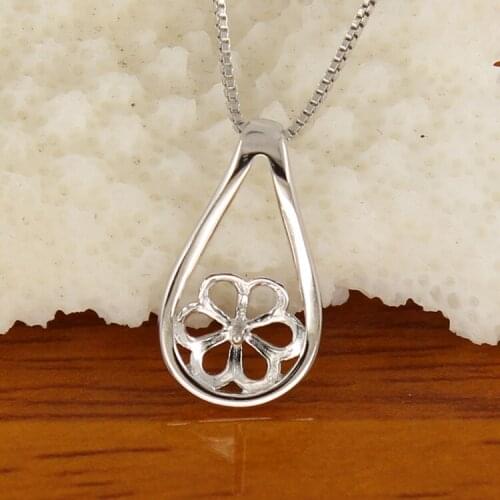 DIY Mounts Pendant Base Mountings Settings Findings Jewelry Settings Parts for Pearls Beads Stones Crystal Agate Coral